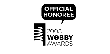 2008 Webby Award Honoree logo